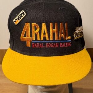 Vintage Rahal-Hogan Racing #4 Indycar Snapback Hat Cap‎